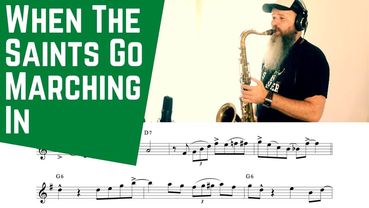 When the Saints Go Marching In for saxophone Eb/Bb + Backing track